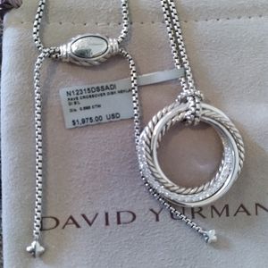 David Yurman crossover necklace
